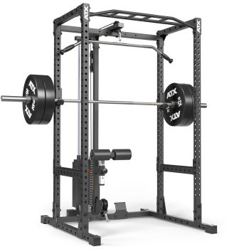 ATX® Power Rack 510 Komplettstation mit Latzugstation 100 kg Steckgewichte - Höhe 198 cm