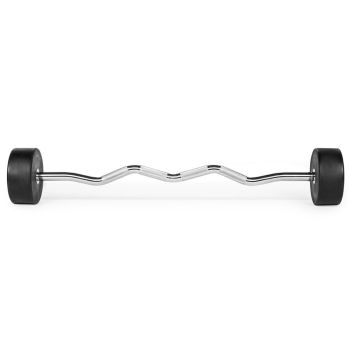 EZ Bar Rubber - Barbell Club Logo - 40.0 kg