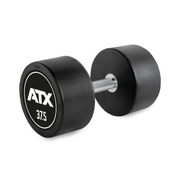 Rubber Dumbbell - ATX Logo -  37.5 kg