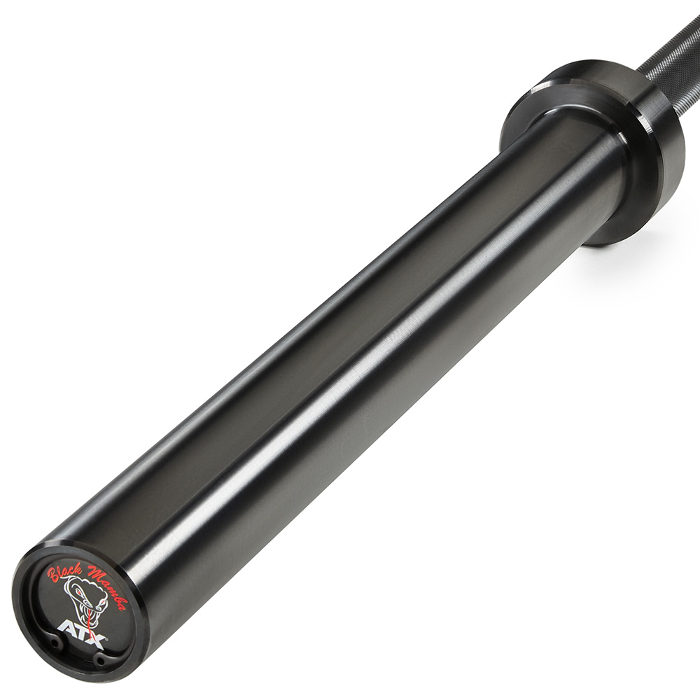 ATX® Power Bar / Hantelstange - Black Mamba - 220 cm +700 kg - Federstahl  mit Drehlagerung